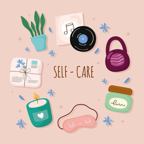 Self Care Icon, Moon Photos, Self Realization, Orange Background, Self Respect, Good Notes, Self Care, Self Love, Vector Art