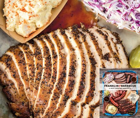 Franklins BBQ smoked turkey breast recipe, damn good. Bbq Turkey Breast, Brining Meat, Aaron Franklin, Bbq Smoker Recipes, Traeger Grill Recipes, Smoker Bbq, Bbq Turkey, Green Egg Recipes, Smoked Turkey Breast