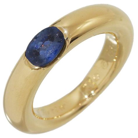 Cartier Vintage Ring, Vintage Cartier Ring, Cartier Vintage, Memory Ring, Roman Jewelry, Designer Jewellery, Gold Band Ring, Ring Pendant Necklace, Blue Sapphire Rings