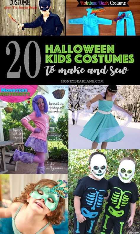 here are 20 DIY Halloween costumes for kids to get your creative juices flowing. #halloween #halloweencostume #kidscostume #kidshalloween Costumes Diy Last Minute, Cool Halloween Costumes For Kids, Rainbow Dash Costume, Halloween Costumes Kids, Sibling Costume, Easy Diy Halloween Decorations, Costumes Diy