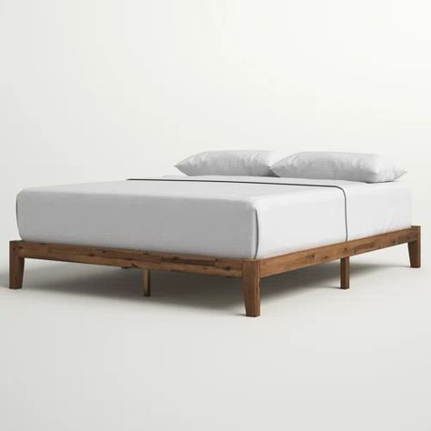 Low profile bed frame