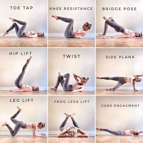 Floor Yoga, Pilates Challenge, Pelvic Floor Exercises, Bridge Pose, Yoga Sequence, Pelvic Floor Muscles, Pose Yoga, Floor Workouts, Yoga Postures