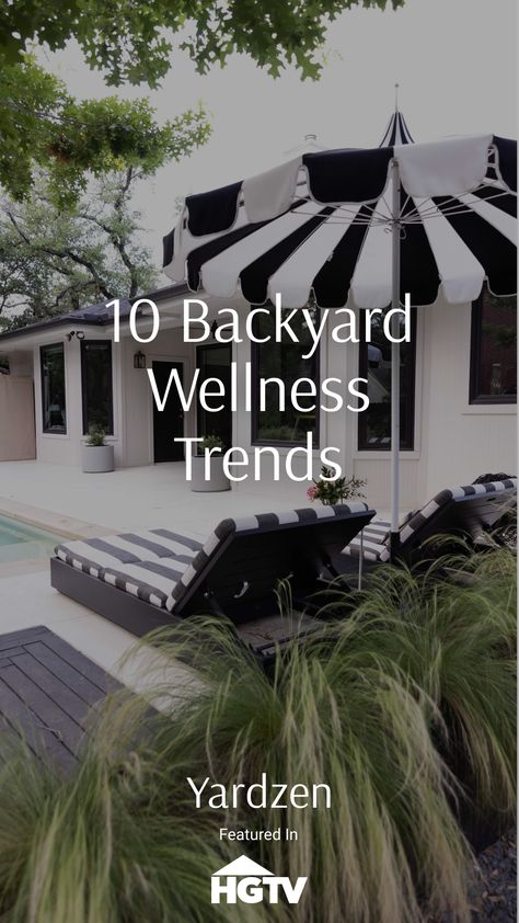 2024 Backyard Trends, 2023 Backyard Trends, 2024 Patio Trends, Canadian Homes, Online Landscape Design, Outdoor Sauna, Wellness Trends, Yard Design, Plunge Pool