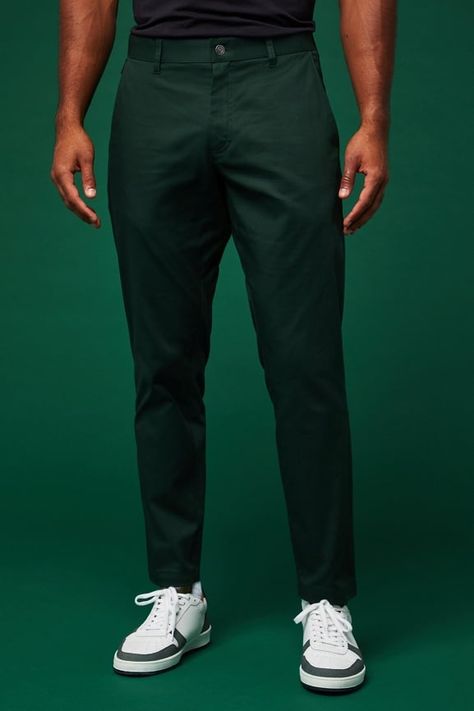 The Cookout 2-Piece Outfit - Fabletics Canada Slim Fit Chinos, Fashion Business Casual, Mens Activewear, Chinos Pants, Mens Bottom, Classic Looks, Navy And White, Casual Style, Zip Pockets