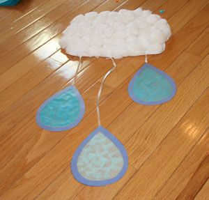 raining cloud craft Sunday School Room Decor, Number Crafts, Preschool Weather, May Crafts, Crafts Spring, Cloud Craft, Infant Classroom, Weather Theme, Spring Preschool