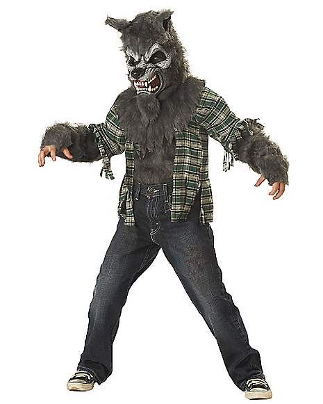 Boys Werewolf Costume, Wolf Costume Kids, Scary Werewolf, Werewolf Costume, Moon Costume, Halloween Creatures, Wolf Costume, Howling At The Moon, California Costumes