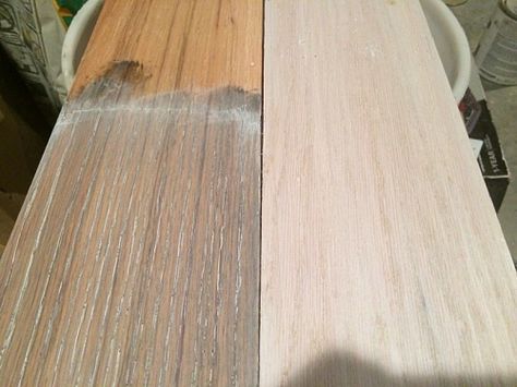 pickled oak Pickled Floors, Pickled Pine, White Hardwood Floors, Oak Floor Stains, Woods Painting, Orange Paint Colors, Most Popular Paint Colors, Brown Paint Colors, Red Oak Floors