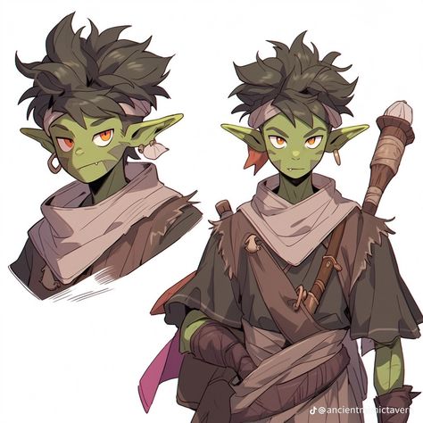 Goblin Art Dnd, Dnd Orc, Goblin Art, Fantasy Book, Human Art, Character Design Male, Book Ideas, Character Creation, Dnd Characters