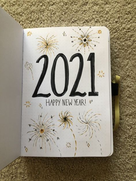 Year Tracker, Journal 2024, Journal News, New Year Fireworks, Dot Journals, New Year’s Eve, Journal Entries, Book Themes, Bullet Journaling