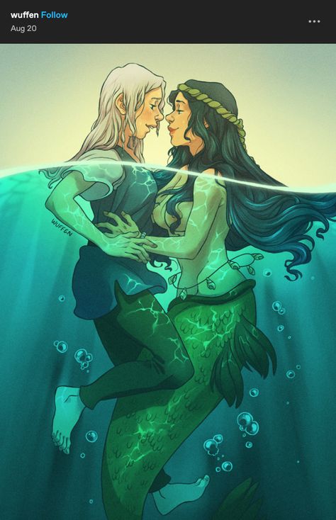 Atlantis The Lost Empire, Disney Theory, Lesbian Art, Mermaid Tails, Cute Cartoon Drawings, Cartoon Movies, Ship Art, American Horror Story, Girls In Love