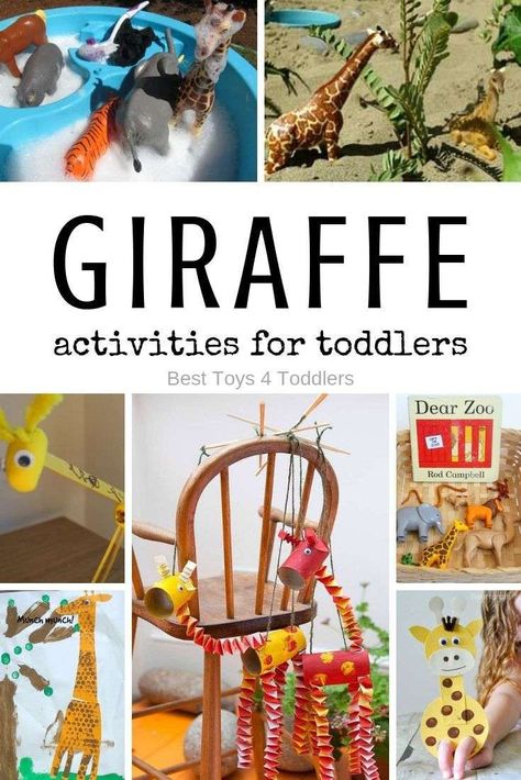 7 Days of Giraffe Themed Activities for Tot School - Best Toys 4 Toddlers - letter G activities sensory play, arts and crafts- #totschool #preschoolactivities Giraffe Activities For Toddlers, G Activities, G Is For Giraffe, Letter G Activities, Sensory Language, Giraffe Theme, Giraffes Cant Dance, Sensory Ideas, Sensory Activities Toddlers