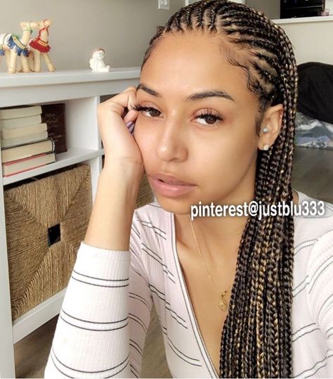 #braids Blonde Box Braids, Fulani Braids, Box Braids Styling, Girls Braids, Cornrow Hairstyles, African Braids Hairstyles, Braided Hairstyles For Black Women, Hair Crush, Box Braids Hairstyles