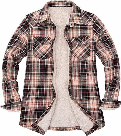 LOVE!! These flannel jackets are AMAZING! So many different colors to choose from 😍 Lined Flannel Shirt, Womens Sherpa, International Clothing, Always Cold, Flannel Shirts, Mens Flannel Shirt, Flannel Women, Flannel Jacket, Shirt Jackets