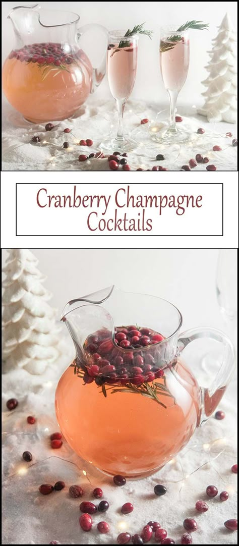 Christmas Cranberry Champagne Cocktails are the perfect festive cocktail to serve this holiday season. #champagne #cocktail #vodka #recipe #Christmas House Party Ideas, Cranberry Champagne Cocktail, Christmas Cocktail Recipes, Holiday Cocktails Christmas, Cranberry Simple Syrup, Cocktails Christmas, Strawberry Banana Milkshake, Christmas Drinks Alcohol Recipes, Cocktail Vodka