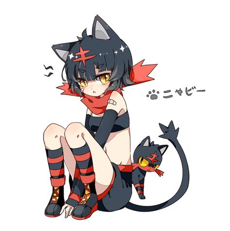 Litten Goldeen Pokemon, Pokemon Human, Ewolucje Eevee, Solgaleo Pokemon, Pokemon Human Form, Gijinka Pokemon, Pokemon People, Pokemon Gijinka, Pokemon Waifu