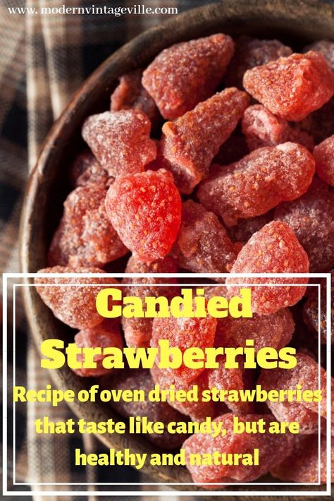 Drying and candying fruit or berries is a way of preserving them. It also makes a super delicious and healthy desert. Plus these candies are homemade from scratch meaning there are no harmful preservatives. Dehydrated Fruit Recipes Healthy Snacks, Fruit Jerky Recipes, Dehydrating Candy, Dehydrator Candy, Natural Candy Recipes, Diy Candied Fruit, Healthy Homemade Candy, Dehydrated Desserts, Candied Fruit Ideas