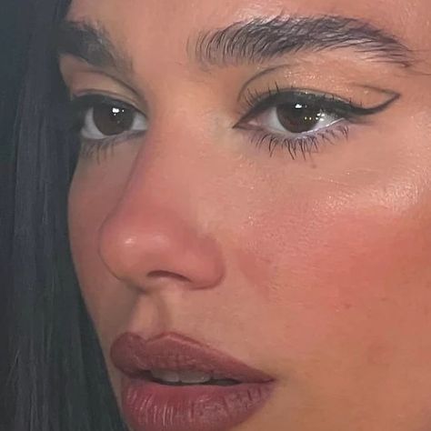 Influencer Makeup, Concert Makeup, Eyes Lips Face, Makeup Style, No Eyeliner Makeup, Makeup Pictures, Eyes Lips, Dua Lipa, Pretty Eyes