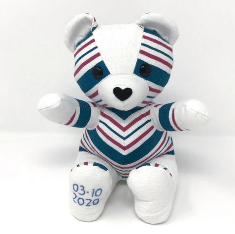 Hospital Blanket Baby Keepsake Bear | Nestling Kids Keepsakes Hospital Blanket Bear, Blankets To Make, Keepsake Teddy Bear, Blanket Bear, Hospital Blankets, Keepsake Bear, Memory Bears, Animal Blanket, Baby Hospital