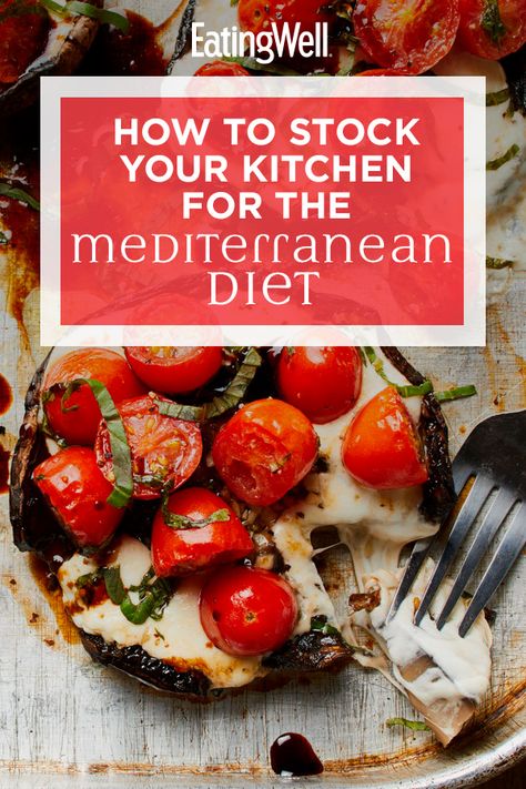 Shopping List For Mediterranean Diet, Mediterranean Ingredients List, Mediterranean Diet Pantry Staples, True Mediterranean Diet, No Fish Mediterranean Diet, Mediterranean Diet Tacos, Mediterranean Diet Sides, Mediterranean Refresh Recipes, Mediterranean Diet Recipes Fish