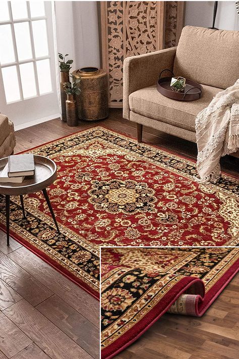 Turkish Living Room Traditional, Red Persian Carpet Living Room Modern, Eclecticism Architecture, Red Persian Rug Living Room, Red Carpet Living Room, Dining Carpet, Turkish Carpet Living Room, Persian Carpet Living Room, Persian Rug Living Room