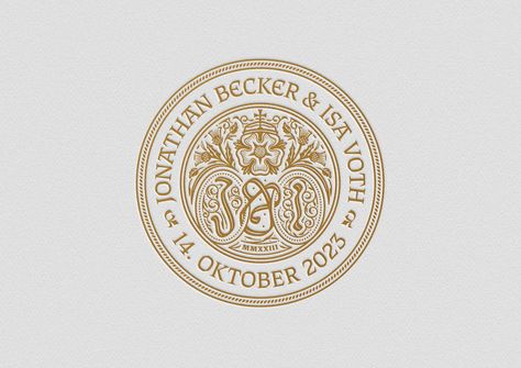 Couple Monogram Design, Peter Voth, Personal Branding Inspiration, Wedding Logo Monogram, Elegant Logo Design, Wedding Logo Design, Online Logo Design, Horse Logo, Seal Logo