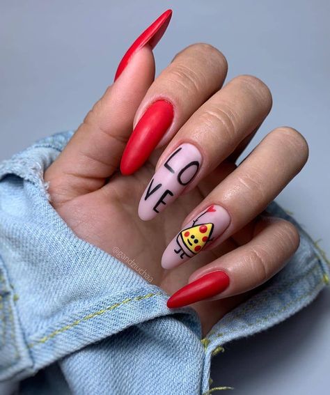 Best Nails Clips on Instagram: “Who loves pizza??? Follow Us:@best_nailsclips Follow Us:@best_nailsclips Follow us:@_glitter_nail . DM us for promotion . . . . . . By: @…” Pizza Nails, Baby Shower Nails, Shellac Nail Designs, Nails Photos, Nails May, Black White Nails, Fun Nail Colors, Best Nails, May Nails