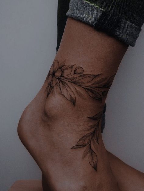 Leaf Vine Ankle Tattoo, Ivy Hip Tattoo, Leafy Vine Leg Tattoo, Ivy Ankle Tattoo Vines, Vine Foot Tattoos, Best Friend Test, Ankle Tattoo, Foot Tattoos, Divine Feminine