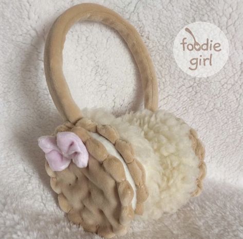 @foodiegirlshop on instagram! Choco Biscuit, Soft Gamine, Food Accessories, Kawaii Accessories, J Fashion, Kawaii Clothes, Earmuffs, Dream Clothes, Pink Bow