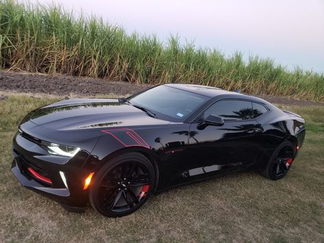 2018 Redline ed. Camaro RS Camaro 2018, Black Camaro, Australian Muscle Cars, Fast Sports Cars, Girly Car, Camaro Rs, Camaro Zl1, Cool Sports Cars, Best Luxury Cars