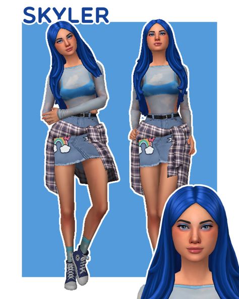 yellowsocialbunny on Tumblr Skyler Bradshaw, Sims 4 Cc Neon Clothes, The Sims 4 Cc Rainbow High, Sims 4 Lagoona Blue, Sims 4 Rainbow Hair Cc, Sims 4 Rainbow Hair, Rainbow Pants, Sims 4, Rainbow