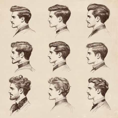 1890s Hairstyles, 1800s Men, 19th Century Men, Beau Brummell, Handlebar Mustache, Famous Historical Figures, Hairstyles Men, Men's Hairstyles, Cultural Identity