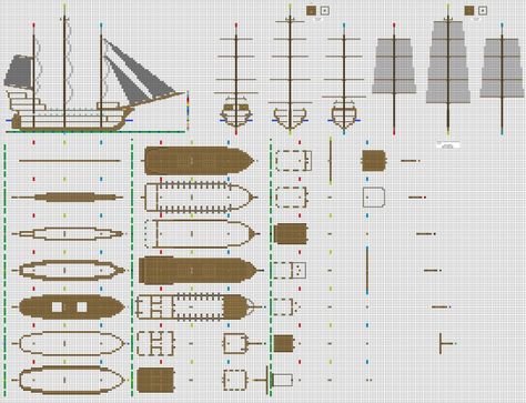 Bateau survie Insulaire Minecraft Lighthouse, Minecraft Building Blueprints, Minecraft Structures, Bangunan Minecraft, Minecraft Castle, Minecraft Medieval, Minecraft City, Minecraft Plans, Minecraft Tips