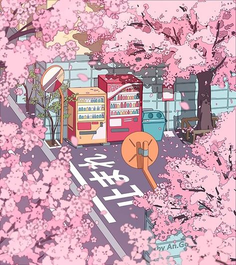 AnGoArt Shop | Redbubble Cherry Blossom Trees, Vending Machines, Blossom Trees, Vending Machine, Cherry Blossom, Blossom, Cherry, Trees, Anime