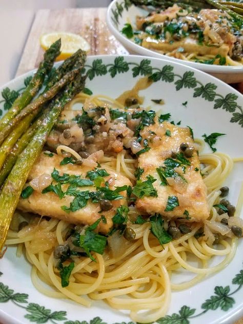 Lemon and Capers Tofu – An Imperfect Vegan Lemon Piccata, Lemon Tofu, Capers Chicken, Soy Recipes, Chicken Piccata, Lemon Flavor, Roasted Asparagus, Family Cooking, Veggie Side Dishes