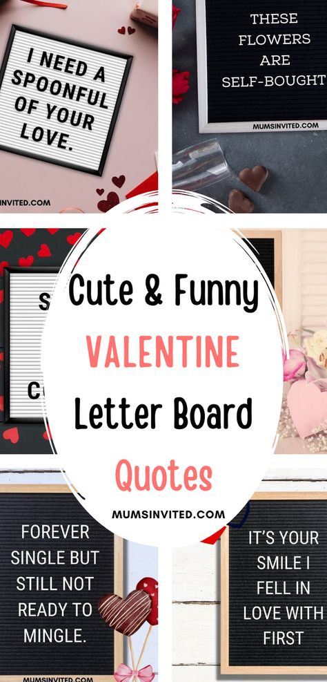 Explore this collection of Valentine Letter Board Quotes. Discover a variety of funny and cute, short sayings, perfect for bringing a touch of wit and fun to your space. These quotes, themed for January through February, are perfect for early spring moods or almost-Valentine's anticipation. For the kids find cute Valentine quotes to delight. These Valentine's letterboard quotes are perfect for any romantic occasion. February letter board quotes. Valentines day message board. February Sayings Quote, Valentine Message Board Quotes, February Letter Board Quotes Funny, Valentines Day Message Board, Valentine Letter Board Ideas Funny, February Letterboard, Valentine Letter Board Ideas, February Letter Board Quotes, Cute Short Sayings