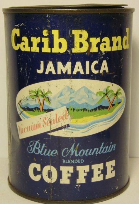 Blue Mountain Coffee, Antique Tins, Mountain Coffee, Coffee Grinders, Cuppa Tea, Island Vibes, Tropical Island, Blended Coffee, Coffee Grinder