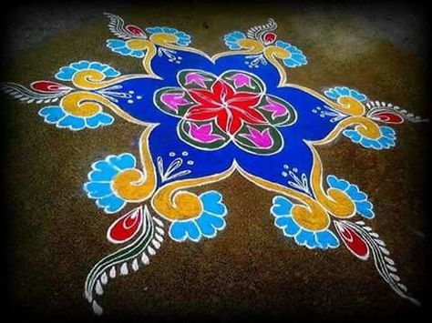 freestyle Rangoli Designs For Diwali Latest, Simple Rangoli Images, Diwali Simple Rangoli, Simple Rangoli Designs For Beginners, Latest Rangoli Designs Images, Rangoli Photos, Rangoli Designs For Diwali, Easy Rangoli Designs Videos, Very Easy Rangoli Designs