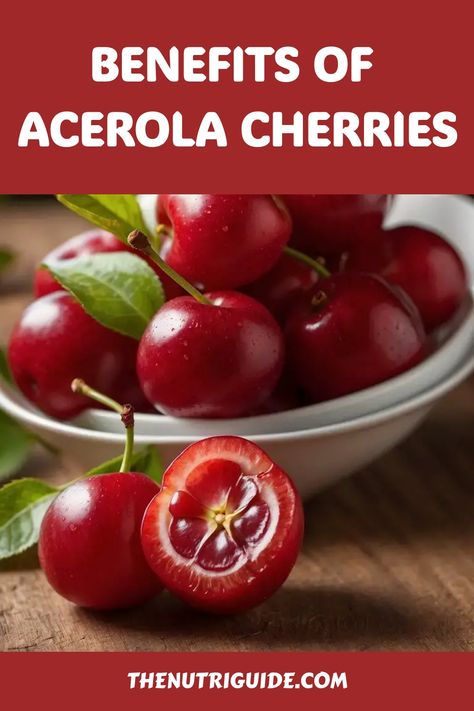 Discover the powerhouse of nutrition in tiny Acerola cherries! These superfruits are becoming renowned for their abundance of health-boosting properties. Originally hailing from Central America, the West Indies, and northern regions, they offer a myriad of benefits for overall well-being. Acerola Cherry Benefits, Superfood Benefits, Superfoods Benefits, Acerola Cherry, Superfood Recipes, Small But Mighty, Healthy Bones, Organic Living, Peppers Recipes