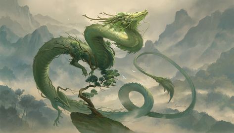 ArtStation - The Lone Pine, Sandara Tang Lone Pine, Sculpture Projects, Paintings And Drawings, Dragon Pictures, Painting Class, Painting & Drawing, Science Fiction, Fantasy Art, Character Design