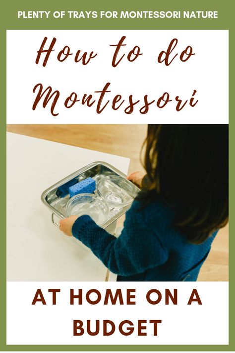 Budget Montessori, Home Montessori, What Is Montessori, Montessori At Home, Montessori Parenting, Montessori Environment, Diy Montessori, Montessori Lessons, Montessori Playroom