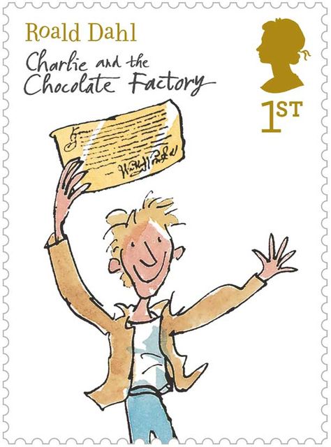 ronald dahl Quentin Blake Illustrations, Roald Dahl Day, Uk Stamps, Royal Mail Stamps, Roald Dahl Books, Chris Riddell, Post Boxes, Quentin Blake, Charley Harper