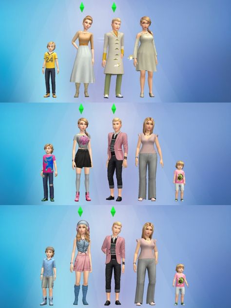 outfits Sims Family Sims Family, The Sims Mobile, Sims Mobile, Sims 4 Challenges, Sims 4 Cas Mods, Sims 4 Family, Sims Ideas, Sims Freeplay, Los Sims