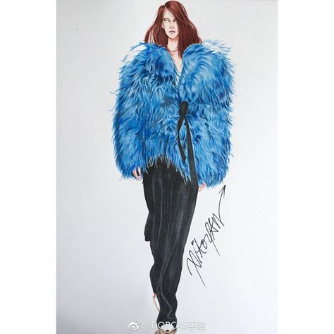 Fur Coat Fashion Illustration, Drawing Fur Coat, Fur Coat Sketch, Fur Illustration Fashion Sketch, How To Draw Fur Coat, Fur Coat Illustration, Fur Fashion Illustration, Fur Coat Drawing, Design Drawings Fashion