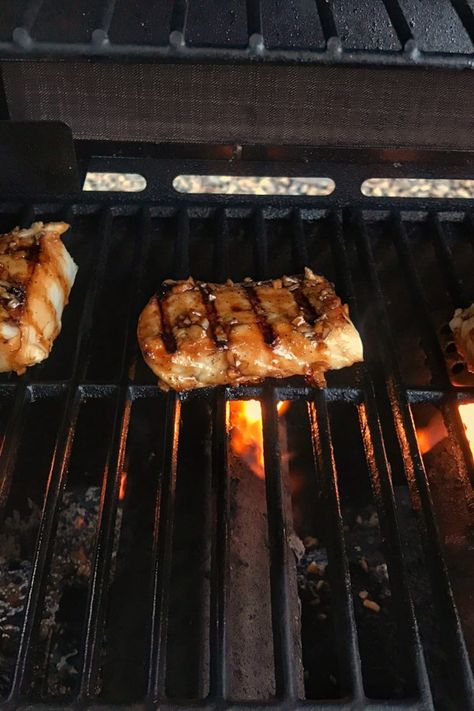 Barbeque Halibut Steaks | "GREAT recipe, great marinade. I used this with Tilapia, and it was fantastic, and so easy! I will definitely use this again with other fish, chicken, pork and it would be great on grilled veggies." #allrecipes #grilling #grillingrecipes #grillingideas Halibut Steak Recipe, Halibut Steaks, Grilled Halibut Recipes, Grilling Recipes Sides, Grilled Fish Recipes, Grilled Halibut, Halibut Recipes, Recipes Bbq, Grilled Meat Recipes