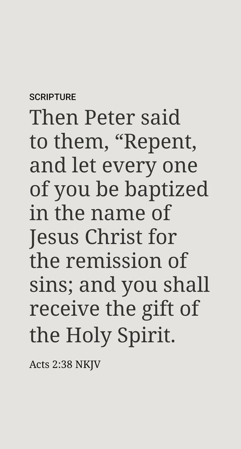 John’s baptism was for Jews under the law covenant and indicated their repentance of sins they had committed against that law. Their being baptized by John’s baptism showed their repentance and Jehovah forgave them their sins. But this case at Acts 2:38 was different. Peter was talking to opposers. Acts 2:38, Being Baptized, Christian Advice, Acts 2 38, Acts 2, Names Of Jesus Christ, Daily Scripture, Prayer Board, The Covenant