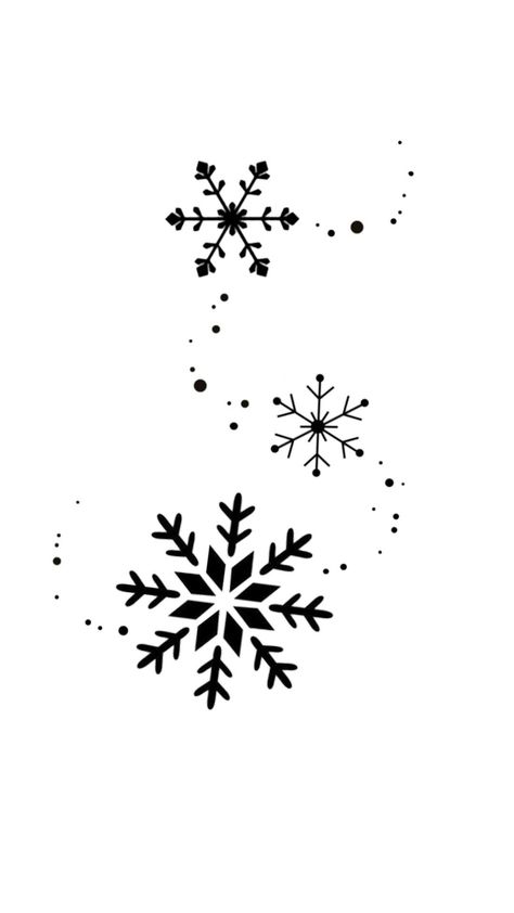 Snow Flakes Tattoo Small, Snow Flakes Tattoo Design, Snowflakes Tattoo Design, Snow Flake Tattoos For Women, Winter Tattoo Ideas Snow, Dainty Snowflake Tattoo, Minimalist Snowflake Tattoo, Snowflake Tattoos For Women, Tiny Snowflake Tattoo