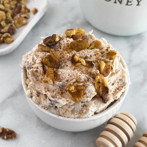 Honey Walnut Cream Cheese, Healthy Cowboy Caviar, Walnut Cream Cheese, Diy Whipped Cream, Walnut Cream, Cream Cheese Recipe, Cheese Spreads, Canning Sweet Corn, Apple Breakfast