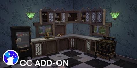 Ts4 Werewolves, Sims 4 Werewolves Cc, Ts4 Werewolf Cc, Fantasy Play, Sims 4 Kitchen, Sims Building, Sims4 Cc, A Bug, Sims 4 Build