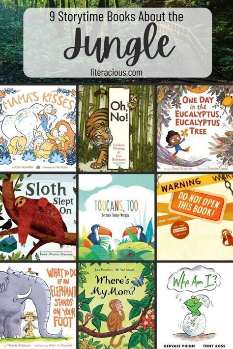 Wild About Reading Theme, Safari Preschool, Preschool Jungle, Jungle Activities, Best Non Fiction Books, Storytime Themes, Theme Jungle, Safari Activities, Rainforest Theme