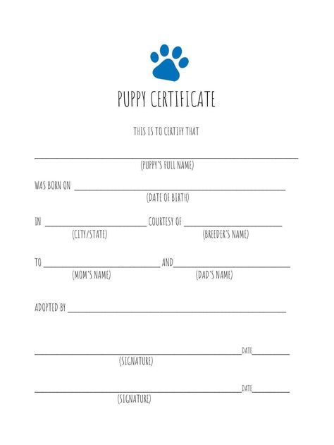 Puppy Birth Certificate Free Printable, Dog Breeder Setup, Dog Birth Certificate, Pet Birth Certificate, Puppy Birth Certificate, White Gsd, Puppy Space, Dog Breeding Kennels, Dog Breeding Business